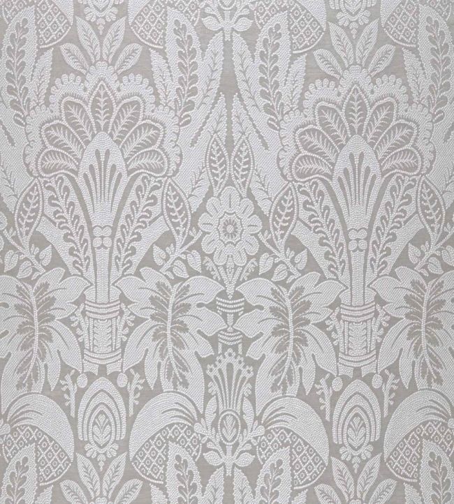 Fitzrovia Fabric by Zoffany Grey Pearl