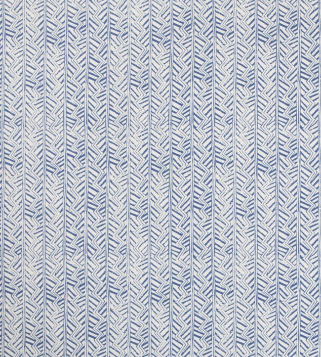Fleming Outdoor Fabric by Christopher Farr Cloth Blue