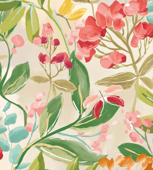Florence Wallpaper by Ohpopsi Olive & Amber
