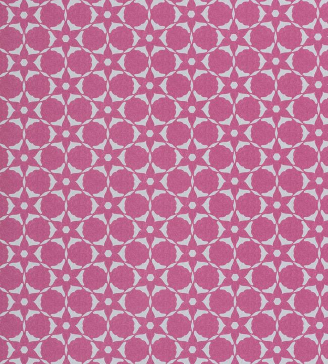 Flower Cut Out Wallpaper by Vanderhurd Magenta