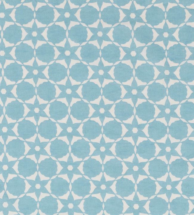 Flower Cut Out Fabric by Vanderhurd Powder Blue/Moonstone