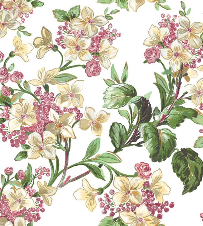 Flowery Wallpaper by Coordonne White