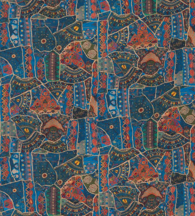 Front Row Fabric by GP & J Baker Jewel Blue