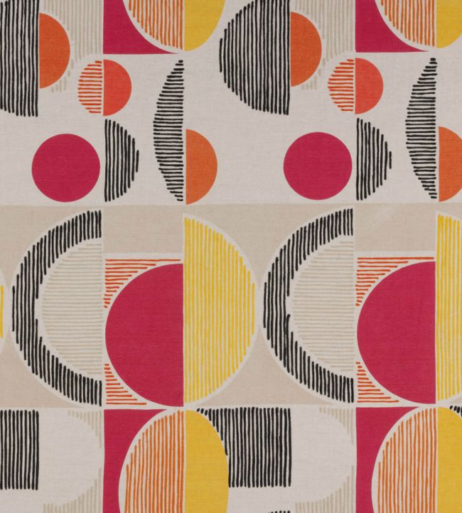 Galaxie Fabric by Christopher Farr Cloth Hot Pink