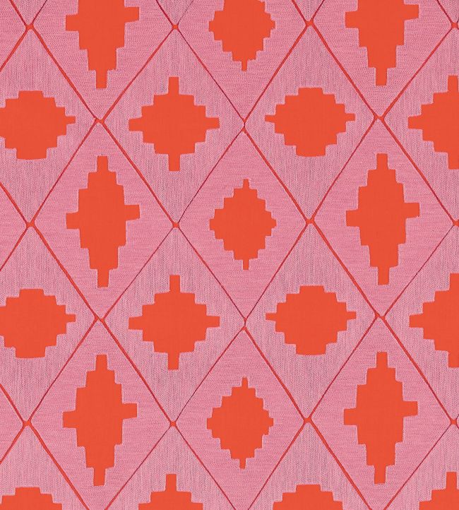 Garden Terrace Fabric by Harlequin Ruby/Rose