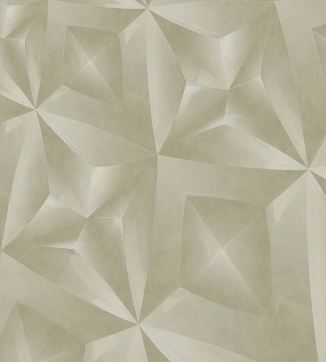 Geo Diamond Mural by Eijffinger Green