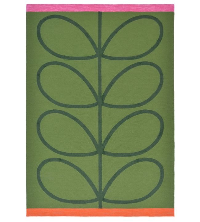 Orla Kiely Giant Linear Stem Outdoor rug Seagrass 460607-140200 Seagrass