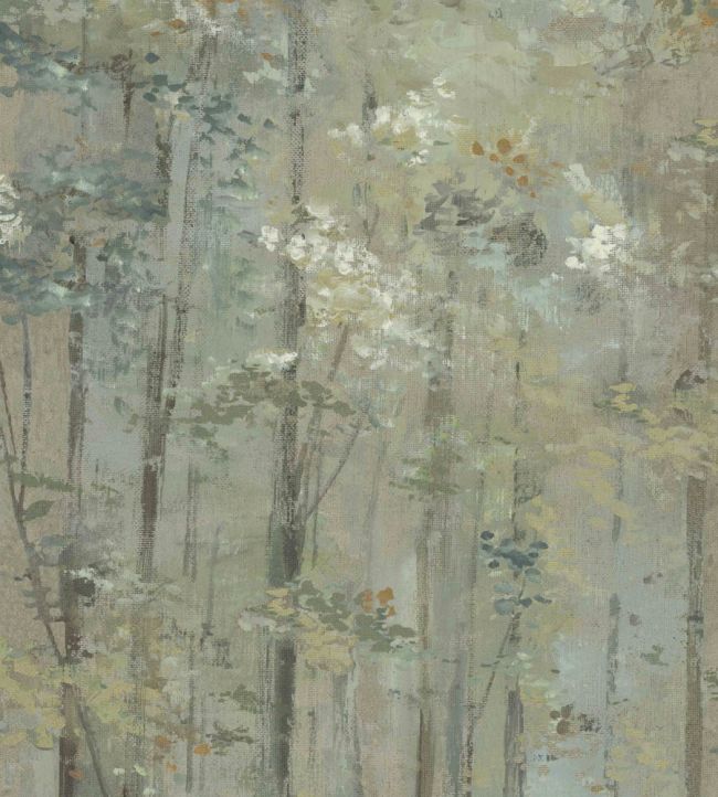 Glade Wallpaper in Moss by 1838 Wallcoverings | Jane Clayton
