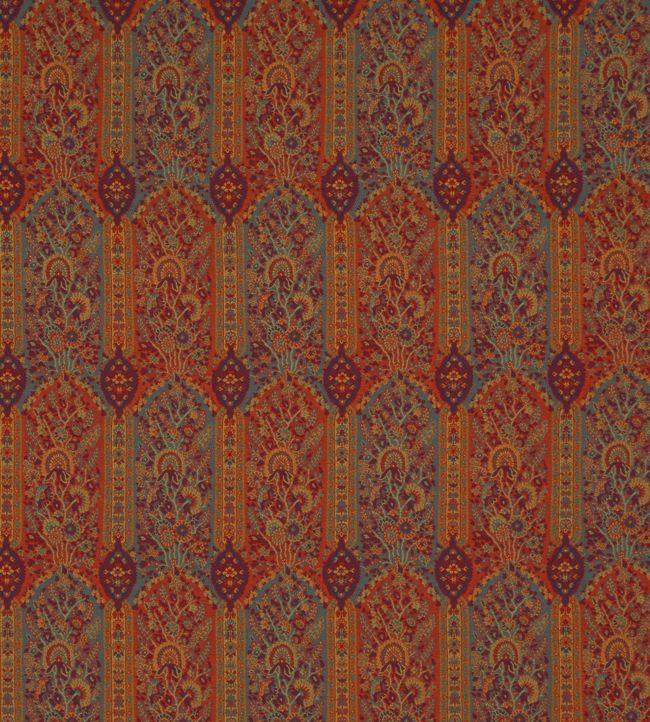 Winton Fabric by GP & J Baker Spice/Teal