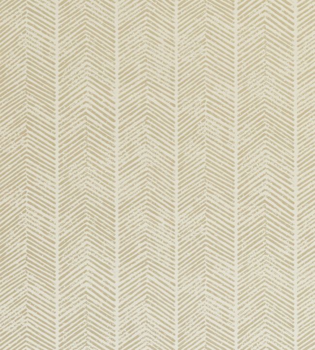 Herringbone Wallpaper by GP & J Baker Linen