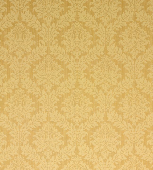 Lydford Damask Fabric by GP & J Baker Gilt