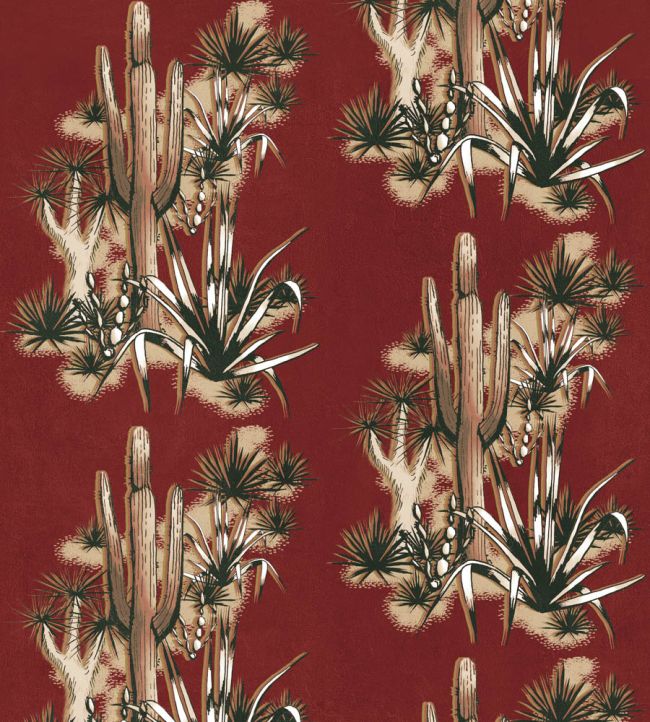 Grand Canyon Wallpaper by Coordonne Aubergine