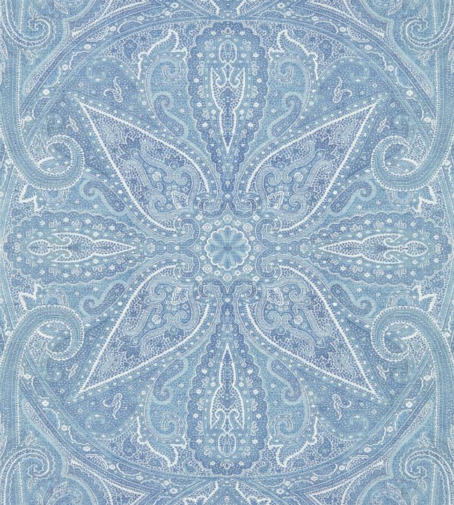 Grand Paisley Wallpaper by Zoffany Indigo