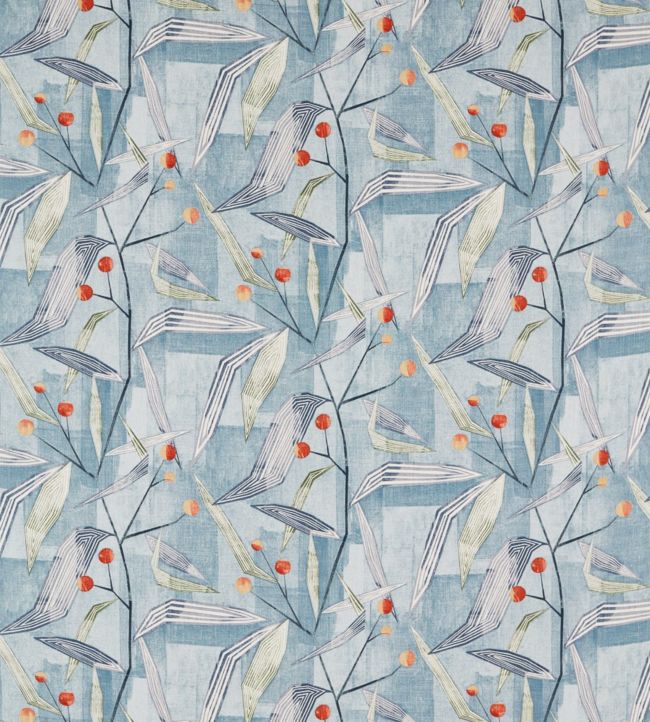 Entity Fabric in Brick/Denim by Harlequin Jane Clayton
