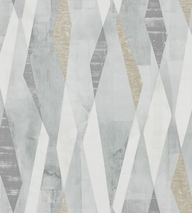 Vertices Wallpaper in Slate/Concrete by Harlequin Jane Clayton