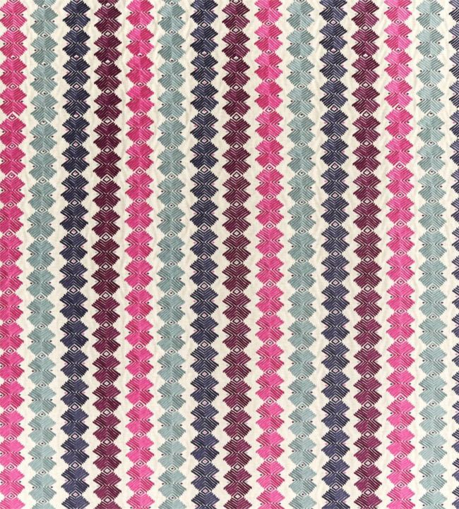 Kalimba Fabric by Harlequin Seaglass/Cerise/Indigo