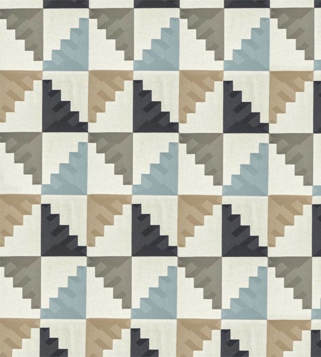 Mehari Fabric by Harlequin Sky/Maize/Charcoal
