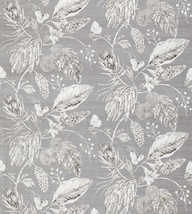 Amborella Silk Fabric by Harlequin Steel