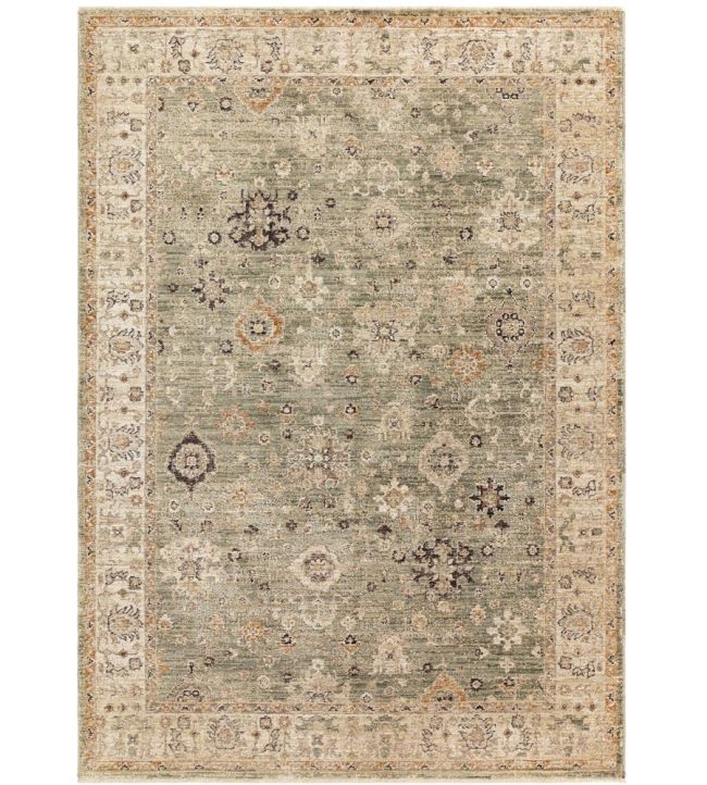 Heriz Ornate Rug in Green by Asiatic | Jane Clayton