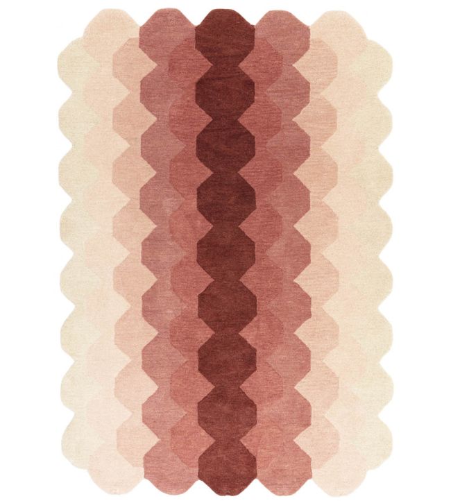 Asiatic Hive rug Pink HIVE120170PINK Pink