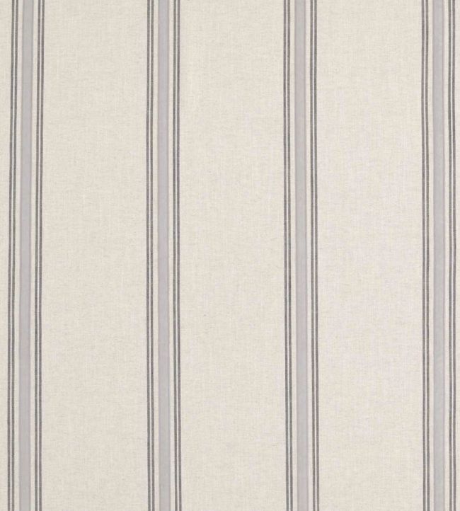 Hockley Stripe Fabric by Sanderson Charcoal