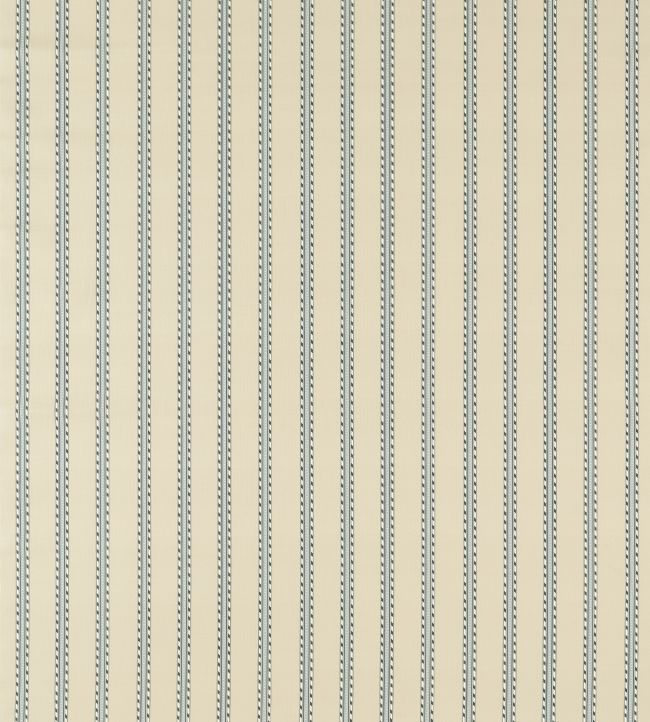 Holland Park Stripe Outdoor Fabric by Morris & Co Slate/Linen