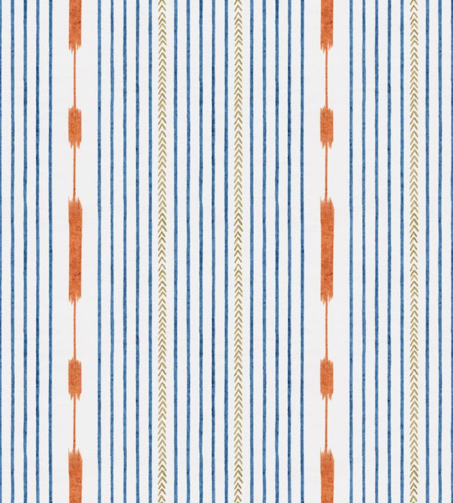 Huipil Wallpaper by Coordonne Blue