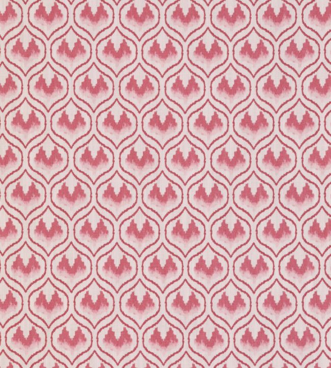 Ikat Heart Fabric by Barneby Gates Oxblood