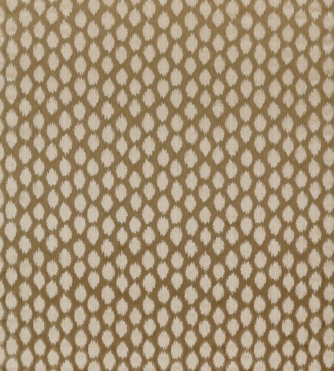Ikat Spot Fabric by Zoffany Antique/Gold