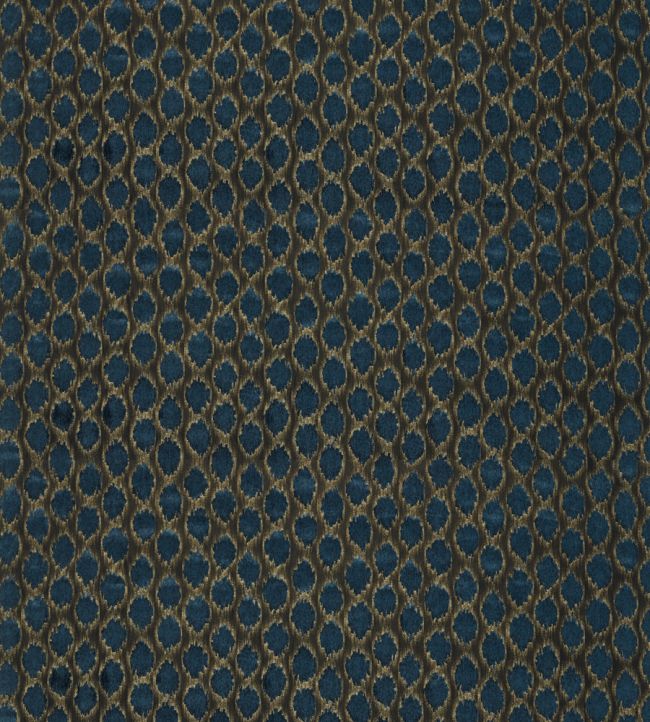Ikat Spot Fabric by Zoffany Ink