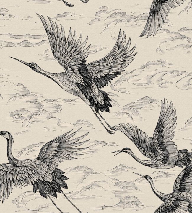 Imperial Ibis Wallpaper by Coordonne Nacre