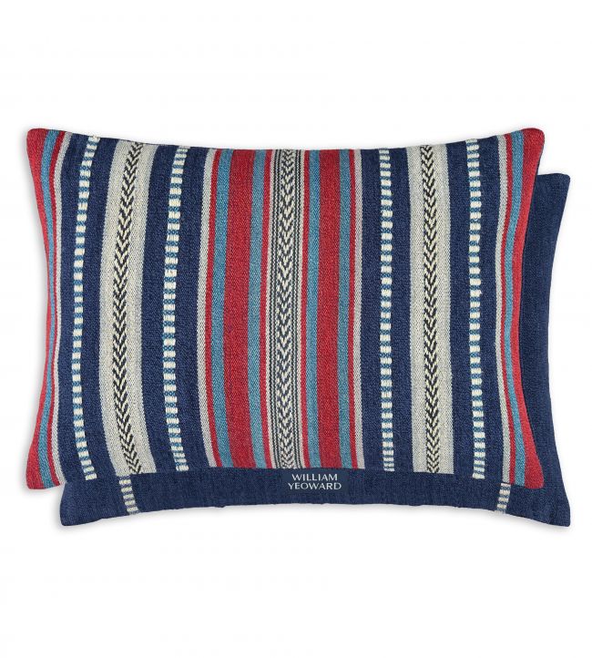 Indus Pillow 24 x 16" by William Yeoward Rouge