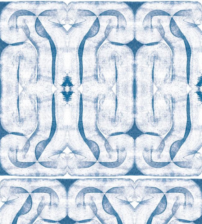Infinity Strokes Wallpaper by Coordonne Blue