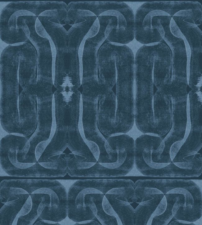 Infinity Strokes Wallpaper by Coordonne Cobalt