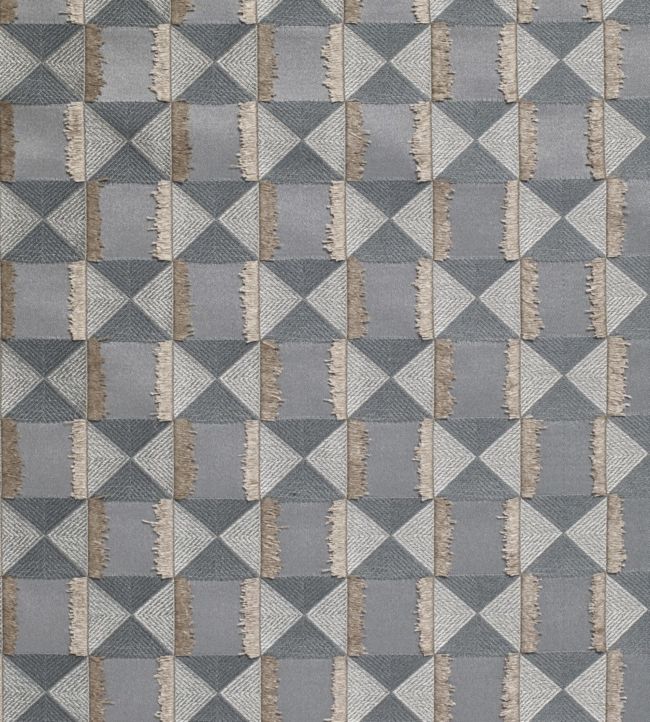 Charleston Fabric by James Hare Blue