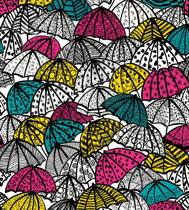 Jolly Brollies Wallpaper by Ohpopsi Juicy