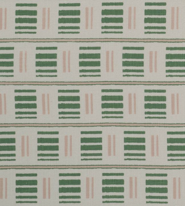 Kiftsgate Fabric by James Hare Pink/Green