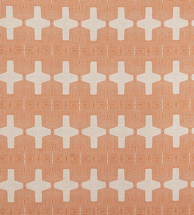 Laguna Fabric by Christopher Farr Cloth Orange