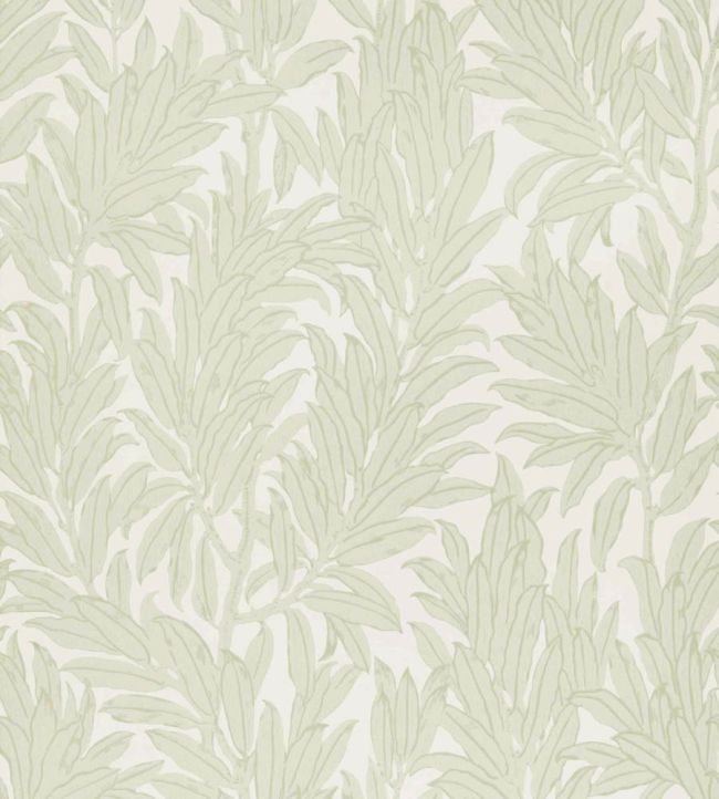 Laurel Leaf Wallpaper by 1838 Wallcoverings Natural