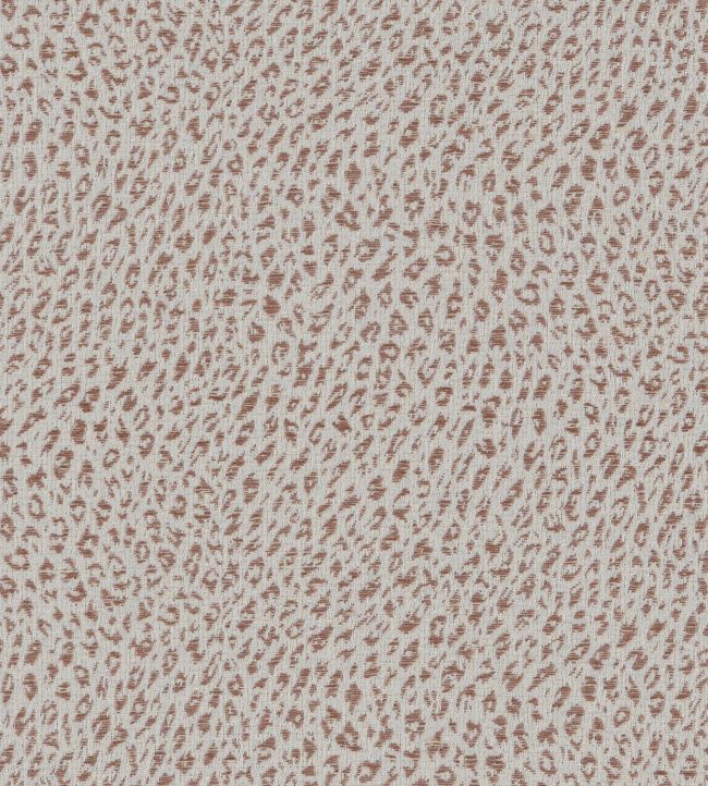 Leopard Fabric by James Hare Cockle Pink