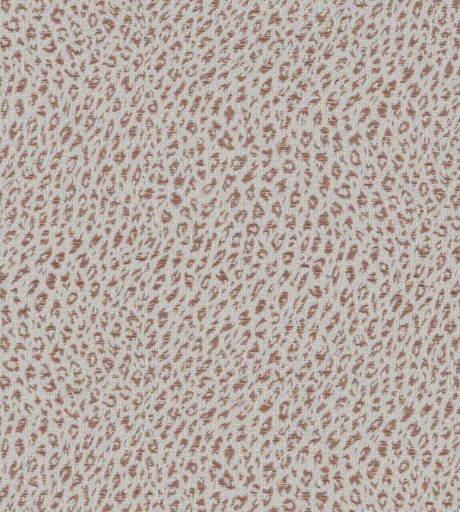 Leopard Fabric by James Hare Cockle Pink
