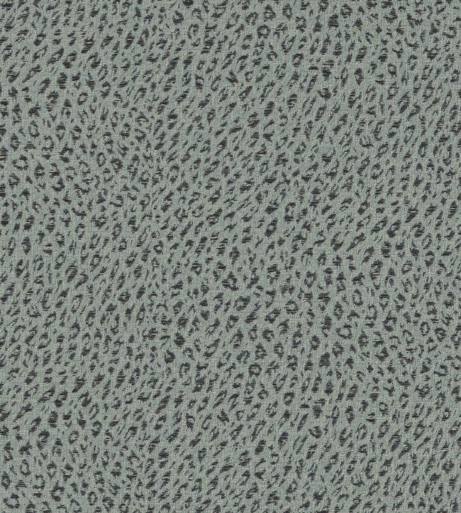 Leopard Fabric by James Hare Slate Blue