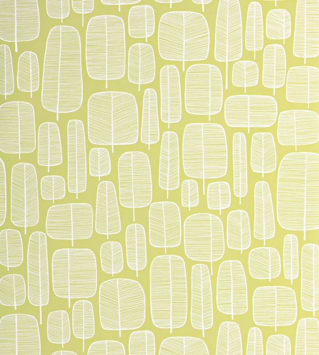 Little Trees Wallpaper by MissPrint Peagreen