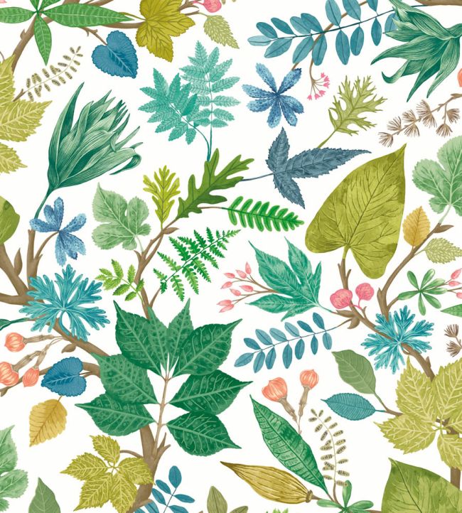 Lush Leaves Wallpaper by Ohpopsi Fresh Fern