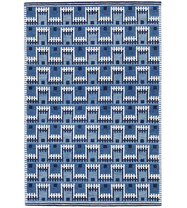 William Yeoward Marga rug Indigo WYR00162X Indigo
