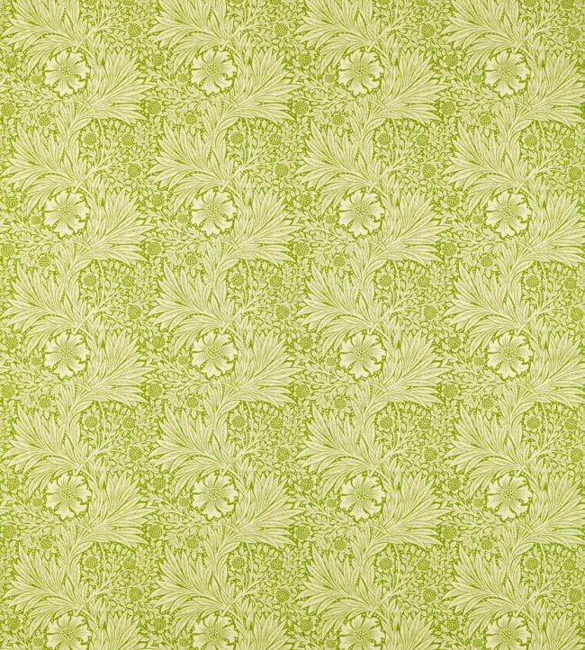 Marigold Fabric by Morris & Co Cream/Sap Green