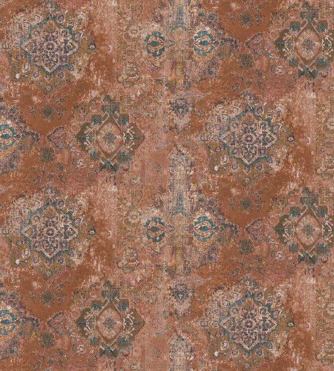 Maroc Fabric by Arley House Terracotta