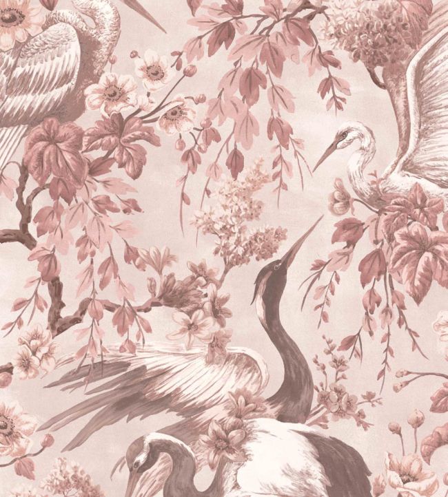 Maurice Fabric by Woodchip & Magnolia Pink Blush