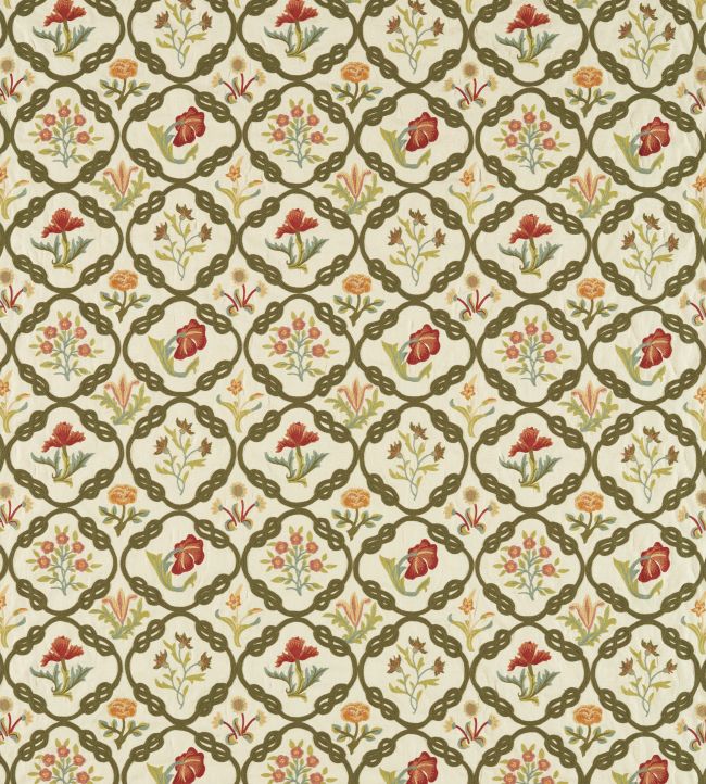 May's Coverlet Fabric by Morris & Co Twining Vine