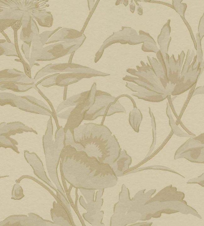 Meandering Floral Wallpaper by Eijffinger Beige/Sand/Gold